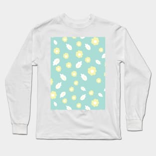 Floral and leaf design Pattern Long Sleeve T-Shirt